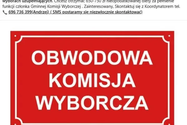 Gmina Kazimierz Dolny szuka chętnych do komisji wyborczych. Dieta nawet 750 zł