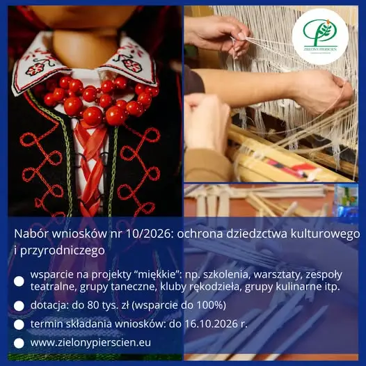 Dofinansowanie dla NGO z LGD „Zielony Pierścień” – dwa nabory do 16 października
