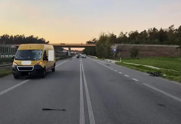 Śmiertelny wypadek na drodze W839 w powiecie puławskim – droga już przejezdna