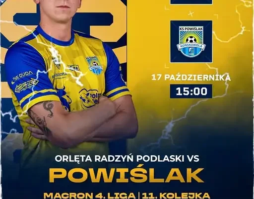 Powiślak Końskowola zagra w Radzyniu Podlaskim. Zapowiedź 11. kolejki