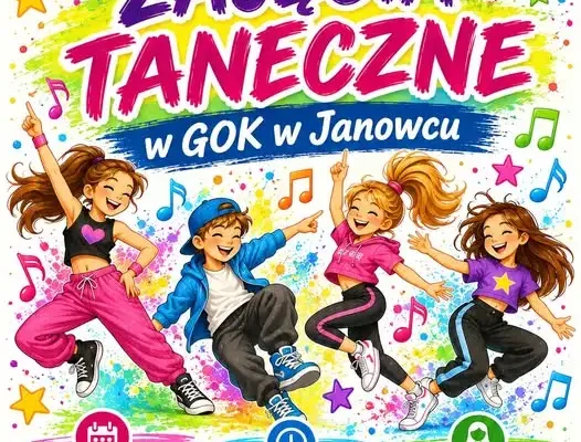 Wznowienie bezpłatnych zajęć tanecznych dla dzieci i młodzieży w Janowcu