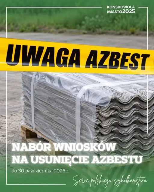 Końskowola: ruszył nabór wniosków na usunięcie azbestu z dofinansowaniem