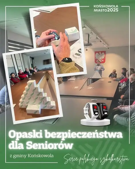 Opaski bezpieczeństwa dla seniorów z Gminy Końskowola — kolejna edycja programu