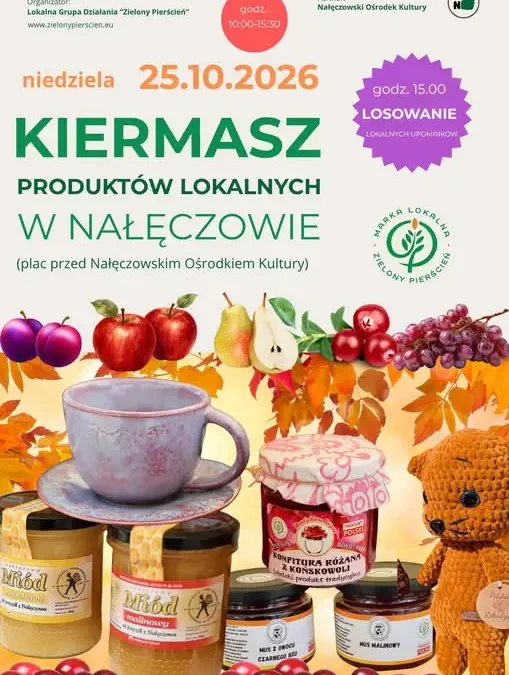 Kiermasz Produktów Lokalnych w Nałęczowie już w najbliższą niedzielę