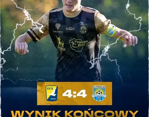Powiślak Końskowola remisuje z rezerwami Avii Świdnik 4:4