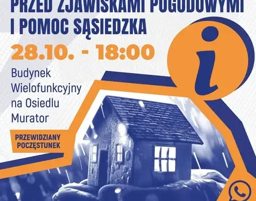 Szkolenie „Ochrona przed zjawiskami pogodowymi i pomoc sąsiedzka” – zaproszenie