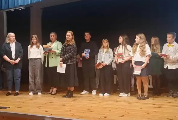 Młodzi recytatorzy z gminy zachwycili jury XX Gminnego Konkursu Poezji Ludowej