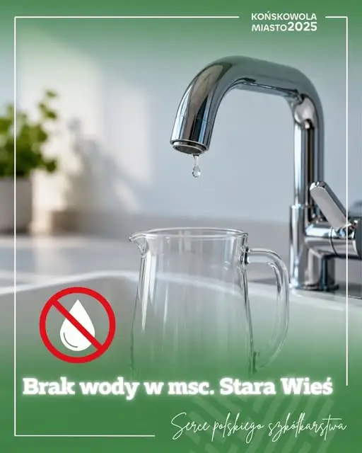 Awaria wody w Starej Wsi – podstawiono beczkę z wodą pitną