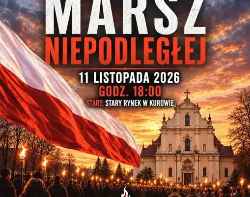 Kurów zaprasza na „Marsz Niepodległej” – 108. rocznica odzyskania wolności
