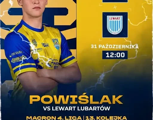 Powiślak Końskowola zmierzy się z Lewartem Lubartów w 13. kolejce