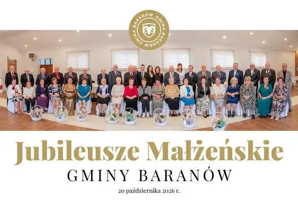 Złote Gody w gminie Baranów – 50, 60 i 65 lat razem