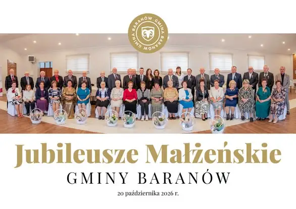 Złote Gody w gminie Baranów – 50, 60 i 65 lat razem